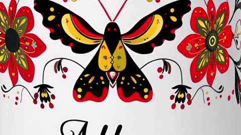 Did you see this butterfly mug with my name on it? So cute, right? #customgift #butterflymug