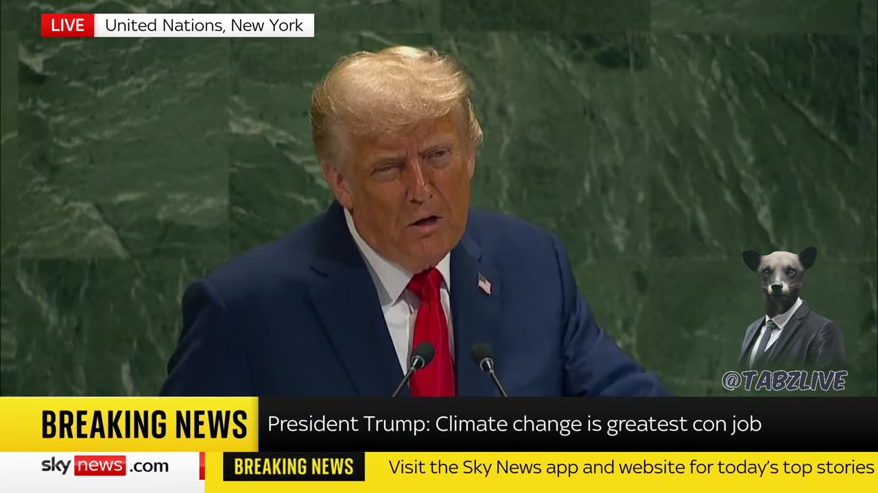 Trump closes UNGA speech with a call for peace & prosperity