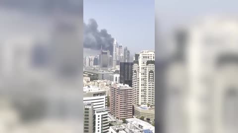 Smoke billows from Dubai skyscraper after fire reported