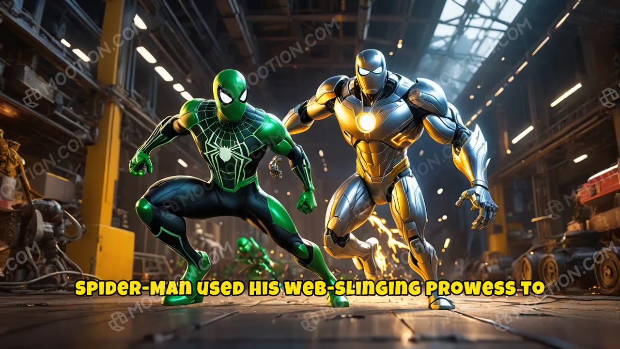 Green Spider-Man and Godspeed Unite