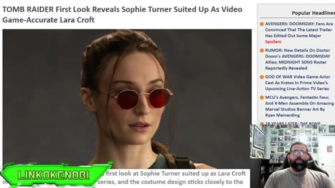 First Photo Of Sophie Turner As Lara Croft