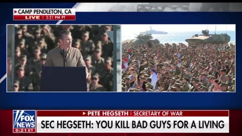 The Marines love their Secretary of War