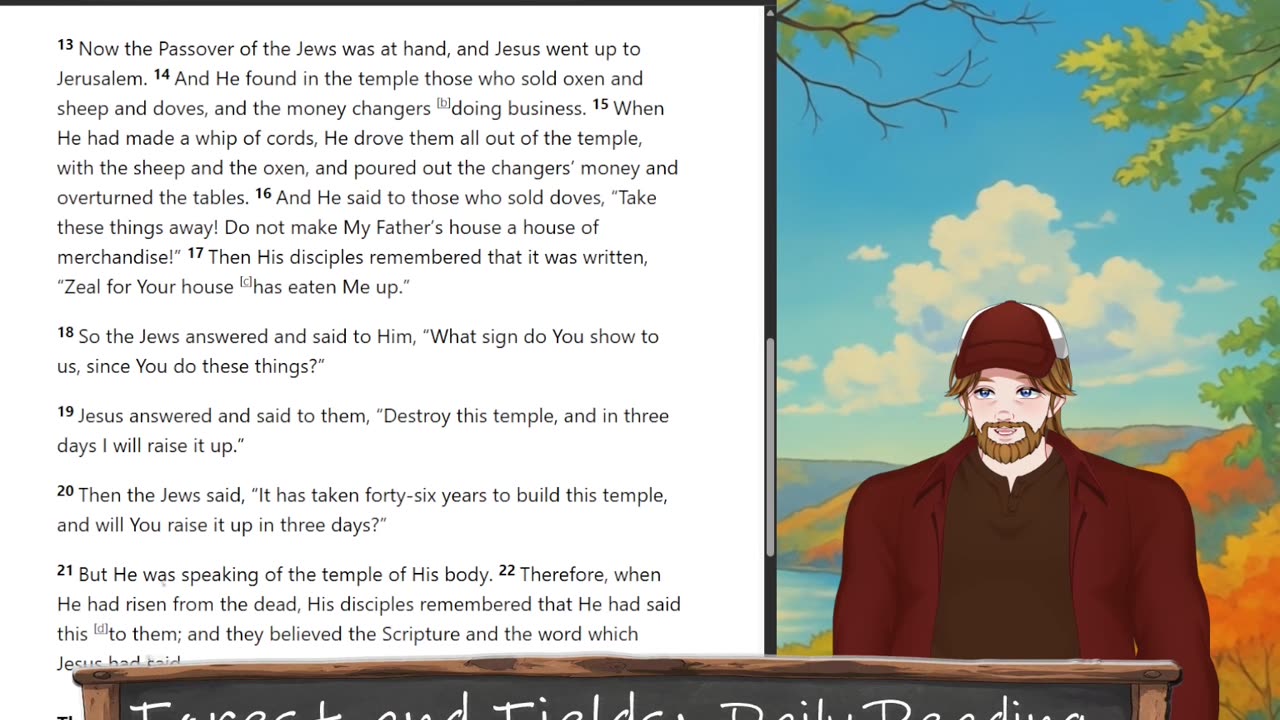 Forest and Fields Daily reading: John 2