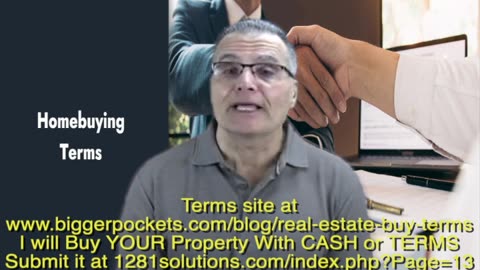 TERMS wants to BUY YOUR Property