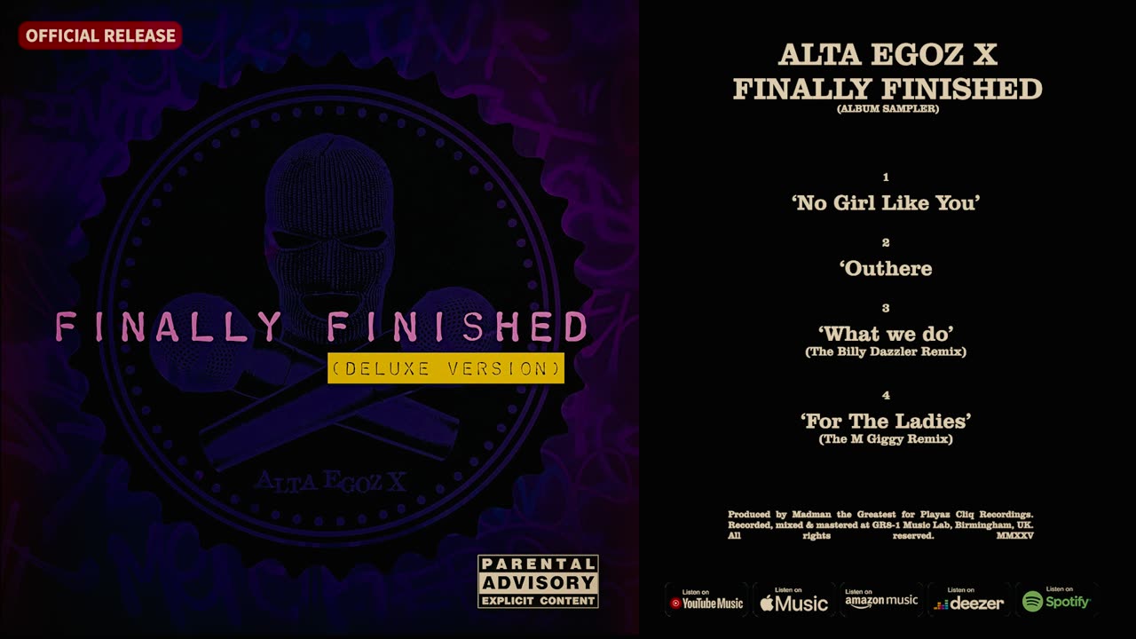 Alta Egoz X - Finally Finished (Album Sampler)