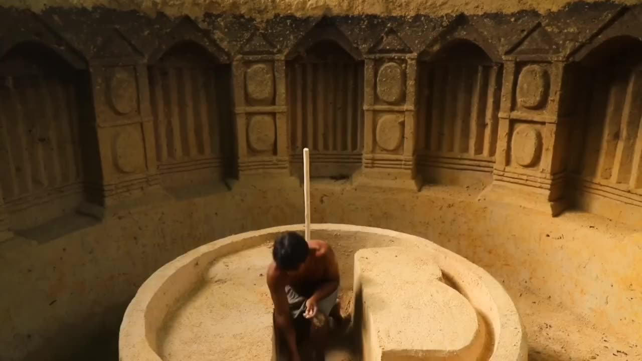 My Summer Holiday 15 Days Building 1K Dollars Water Slide Park into Underground Swimming Pool House