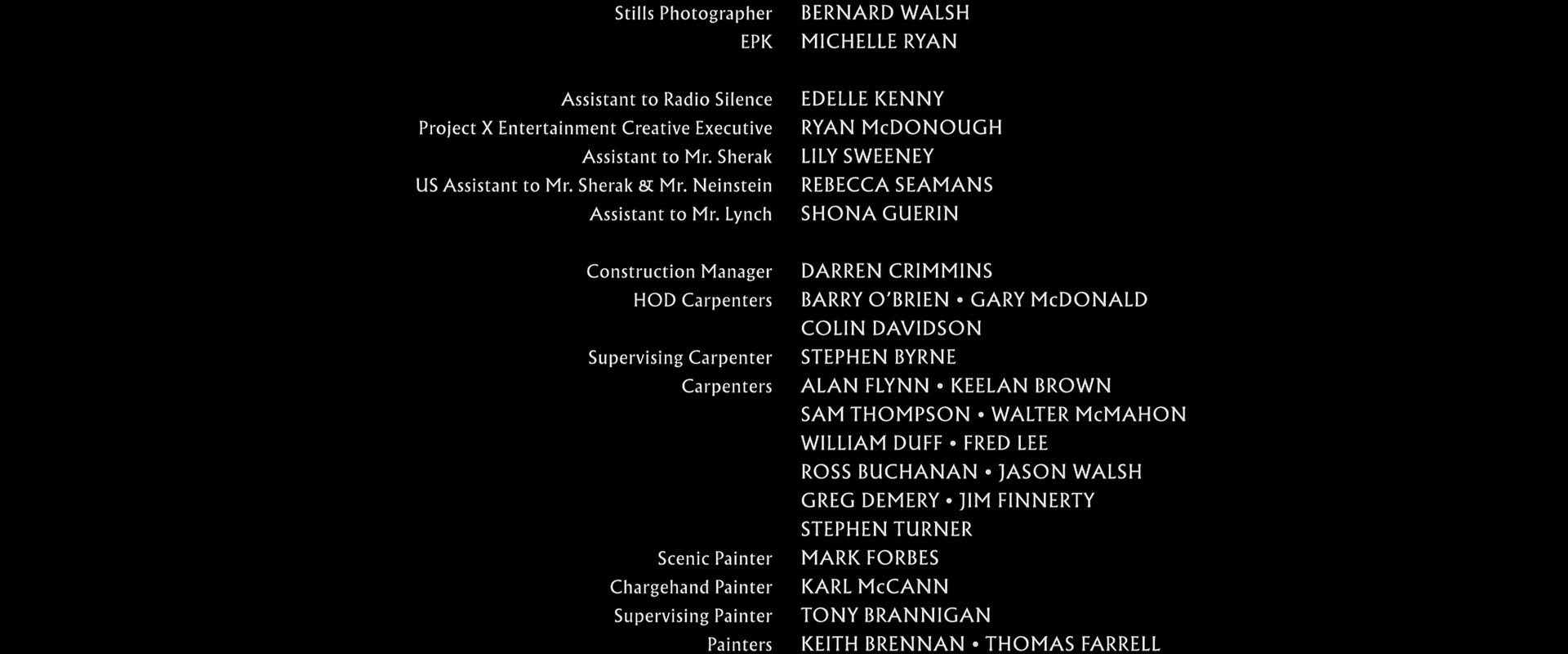 Abigail end credits