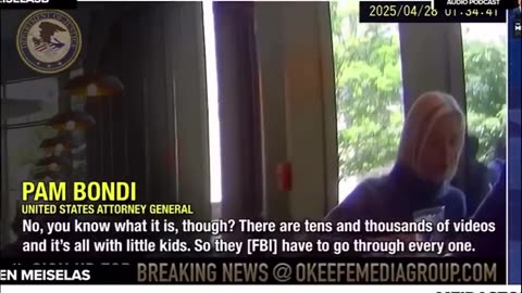 Pam Bondi caught on mic