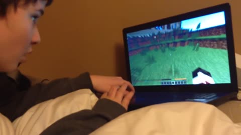 Psycho Kid Rages Over Minecraft | Reuploaded