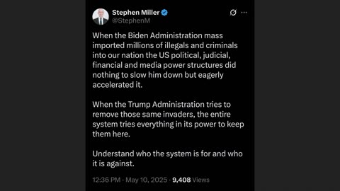 Stephen Miller Points The Finger At Biden - Jewish Magic Trick