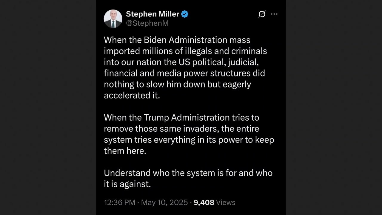 Stephen Miller Points The Finger At Biden - Jewish Magic Trick