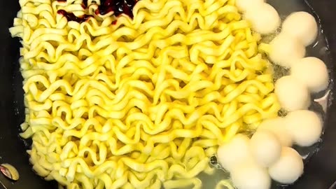 Buldak Carbonara Cooking