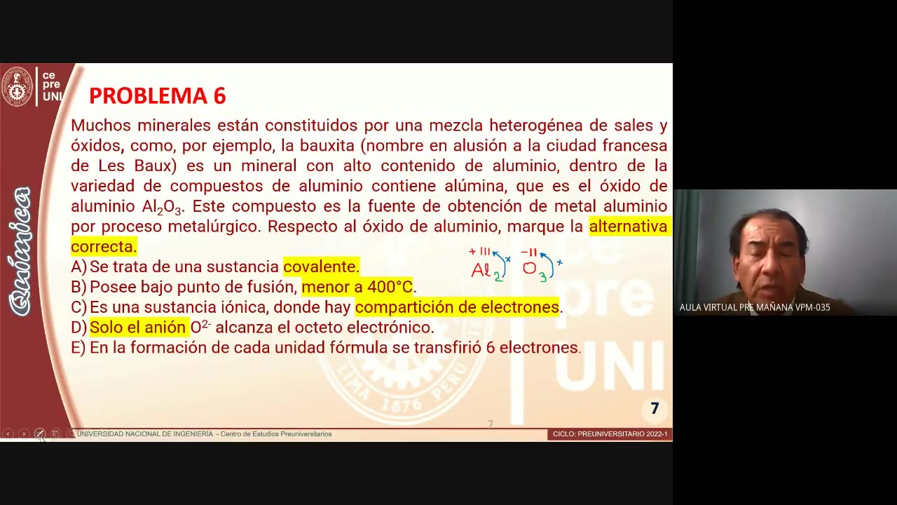 CEPRE UNI 2022 - 1 | Semana 08 | Química S2