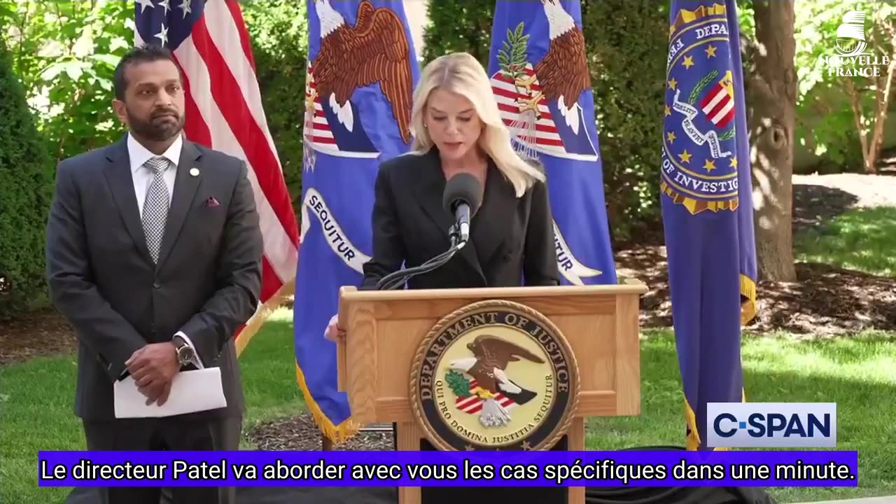 Pam Bondi et Kash Patel viennent d'annoncer l'arrestation de plus de 200 prédateurs d'enfants