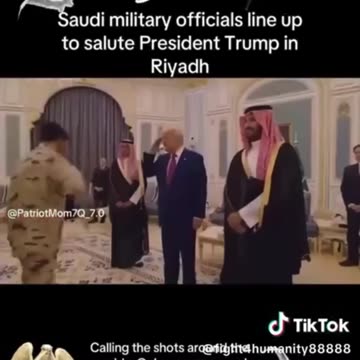 🔥 BIBLICAL: Saudi Military SALUTES Trump as 'THE BOSS' - Proof the 'Great Awakening' Movie is REAL (Enjoy the Show 😉)