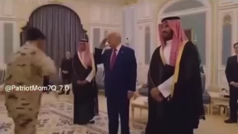 🔥 BIBLICAL: Saudi Military SALUTES Trump as 'THE BOSS' - Proof the 'Great Awakening' Movie is REAL (Enjoy the Show 😉)