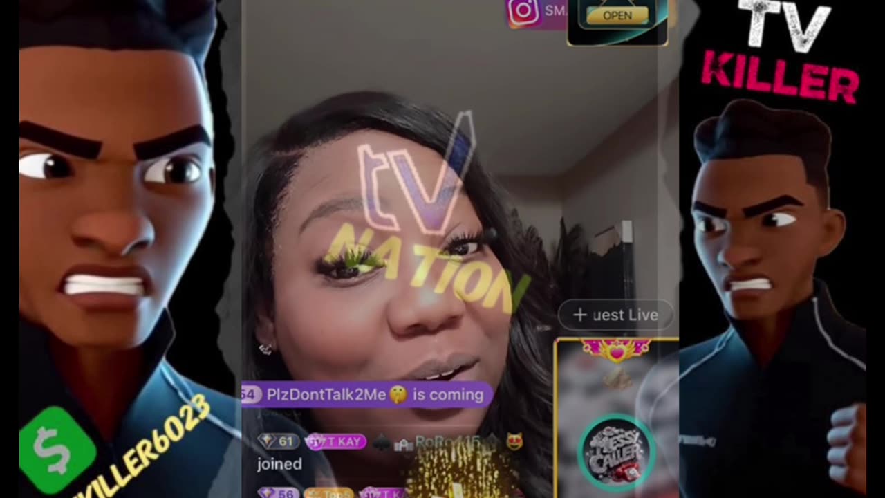 TOMIKAY PLAYS ALL IN MESSY CALLER FACE