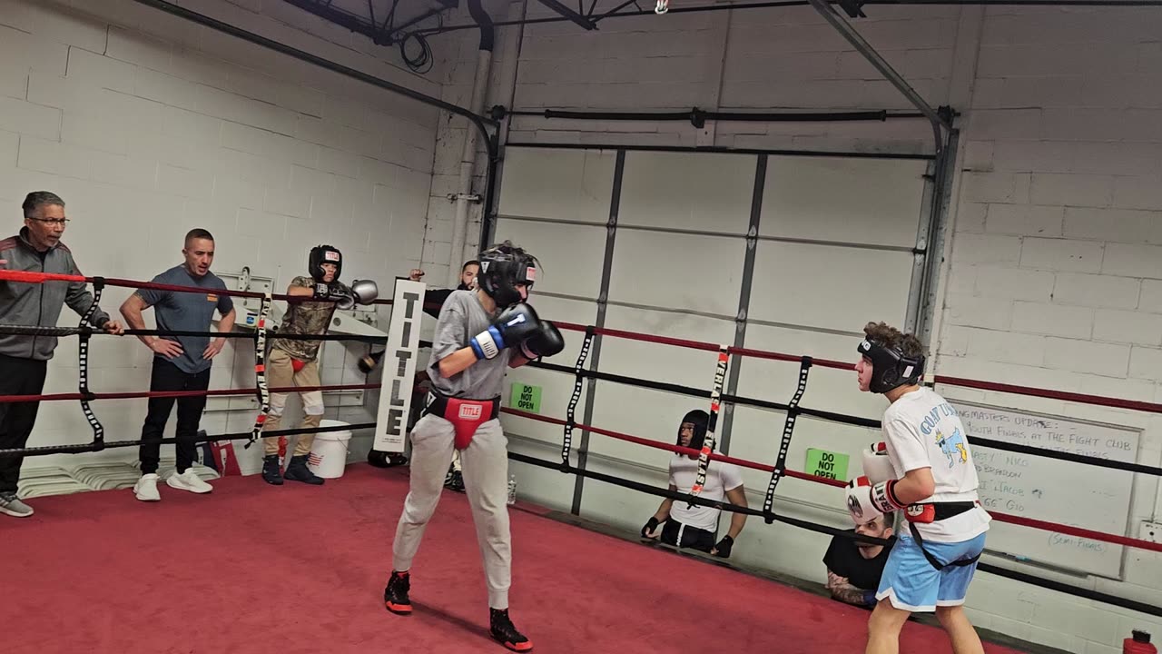 Joey sparring Ryan 2. 4/1/25