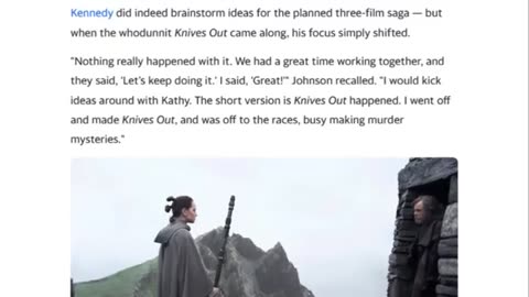 Must Watch: No More Star Wars For You, Rian