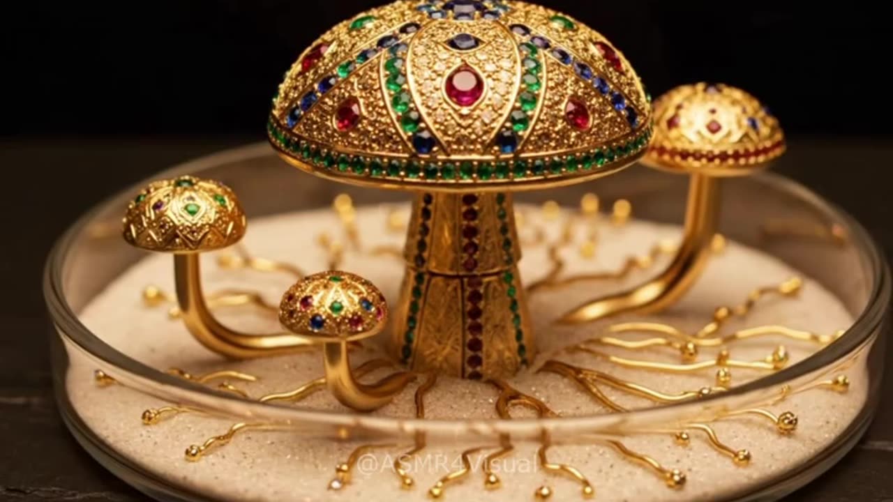 Chemical reactions Mushrooms bloom ASMR🔥☀️#satisfying #asmr #asmrsounds #asmrvideo #chemistry #rela