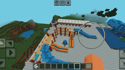 Water park in Minecraft Game