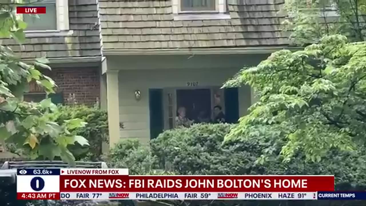 FBI raids former Trump advisor John Bolton's home
