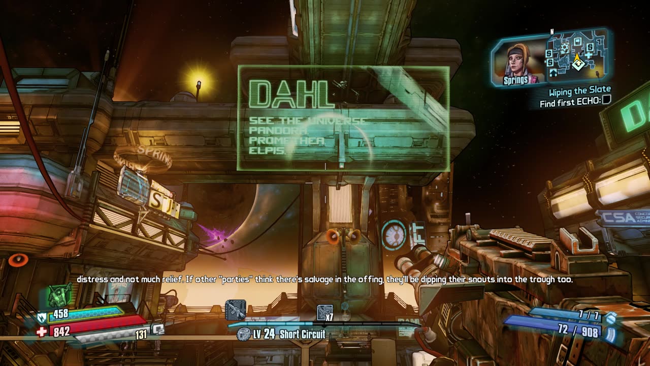 Borderlands The Pre Sequel Walkthrough Part 29 (Side Jobs On Helios) (No Commentary)