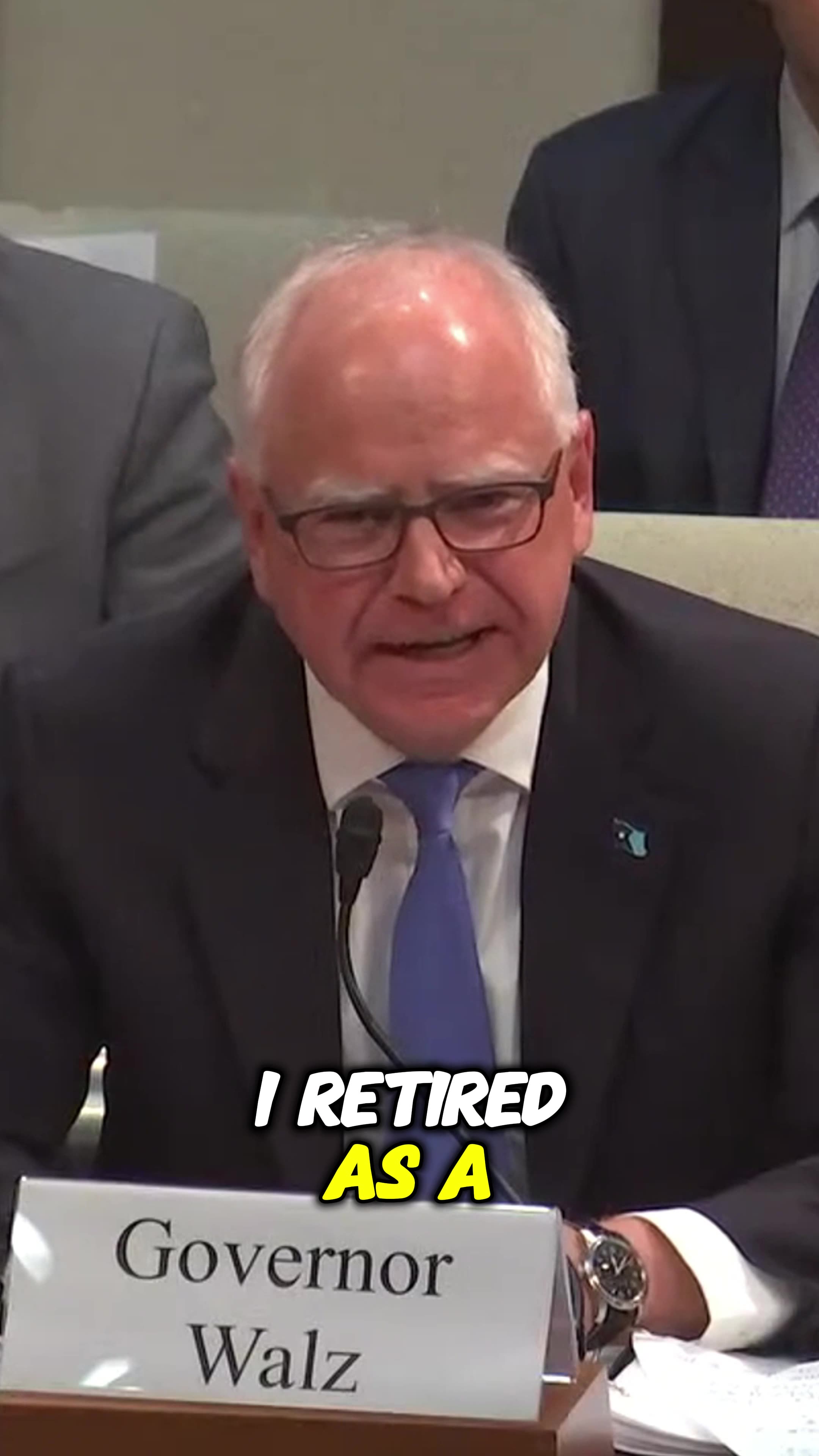 Congressman Pete Stauber exposes sanctuary state governor Tim Walz for stolen valor #SHORTS