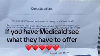 Woman on free taxpayer funded Medicaid showing some of the free stuff she’s able to get