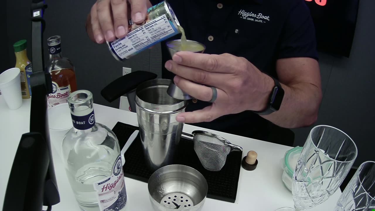 Higgins Rum: patriotic Happy Hour