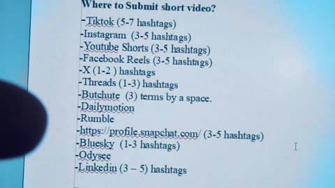 Top places to post a very short video