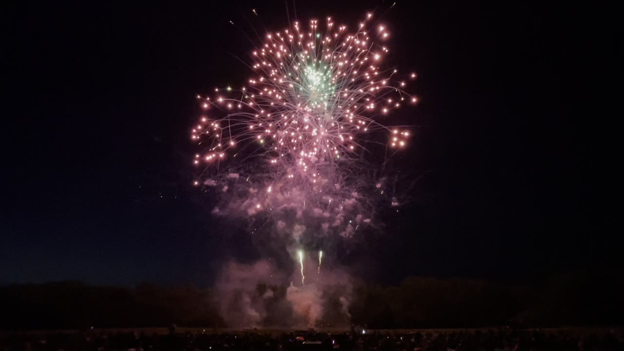 Movie Themed Fireworks in Valparaiso 4th of July 2025