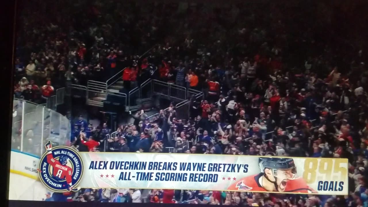 Alex Ovechkin now has the Record 895