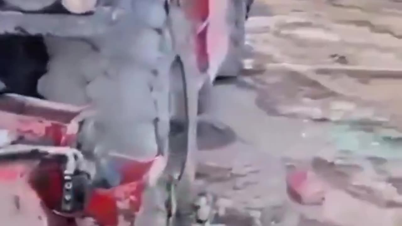 Migrant camp construction site destroyed in Cork, Ireland.