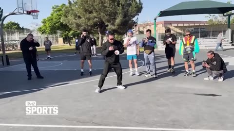Manny Pacquiao Shows Hand speed