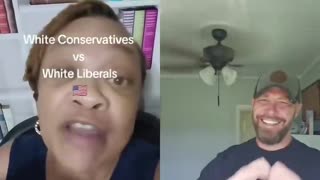This woman perfectly explains the difference between white liberals & white conservatives.