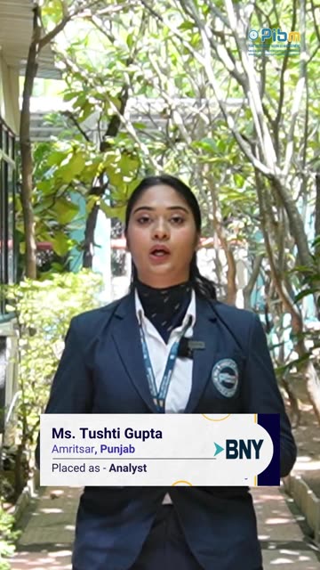 PIBM to BNY | Analyst | | MBA & PGDM Placements | Anushka Sinha: Batch 2024–26
