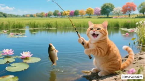 Ginger Kitten Didn't Do Her Homework Then Went Out To Play 😢, Mama Cat's Feelings💔