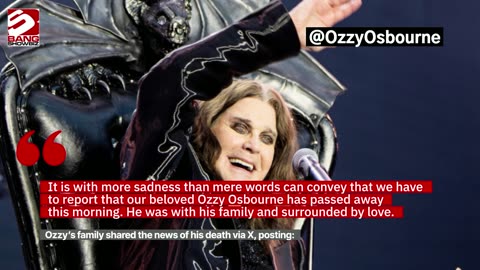 Black Sabbath pay tribute to Ozzy Osbourne