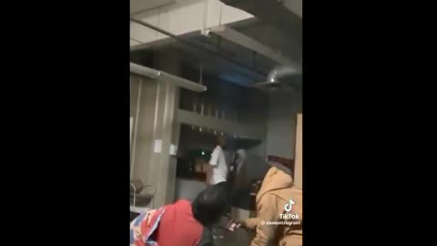 White Powr Santa Claus Kicks Negro Ass