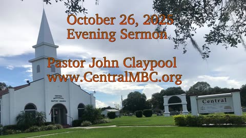 Oct 26, 2025 Morning Sermon
