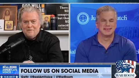 BANNON/TOM FITTON>THIS AUDIENCE SAID F*CK YOURSELF TO THE DOJ EPSTEIN MEMO - FITTON SUING BONDI DOJ 3 TIMES A WEEK - 16 mins.