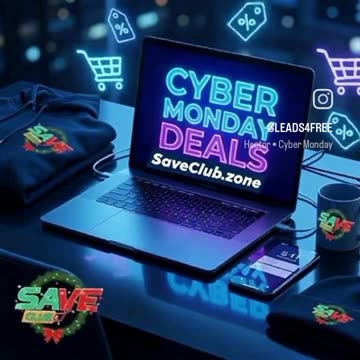 Cyber Monday is HERE and Save Club makes the deals even crazier!