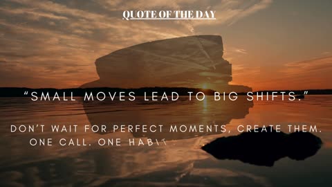 "QUOTE OF THE DAY"