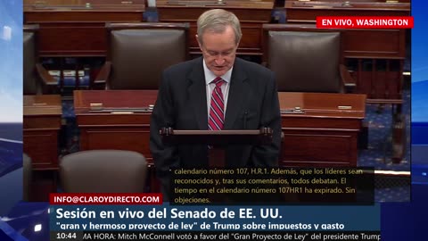EN VIVO Y EN ESPAÑOL: El Senado de EE.UU. debate la “Big Beautiful Bill” de Trump sobre impuestos y gasto público