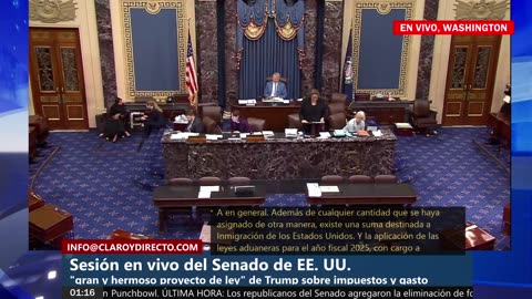 EN VIVO Y EN ESPAÑOL: El Senado de EE.UU. debate la “Big Beautiful Bill” de Trump sobre impuestos y gasto público