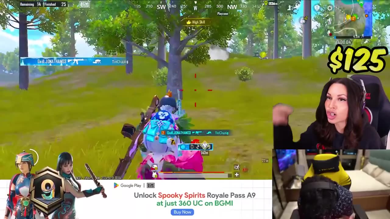 Donating 5 dollar per kill to Johnathan