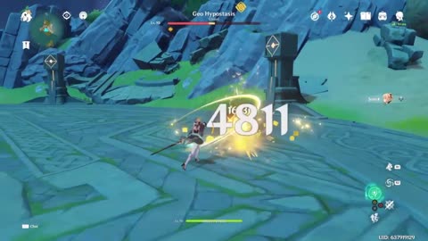 Genshin: Geo Hypostasis No-Hit solo, Jean 01/24/2023