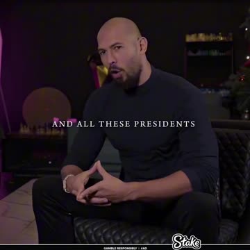 Andrew Tate was right about who controls the US president