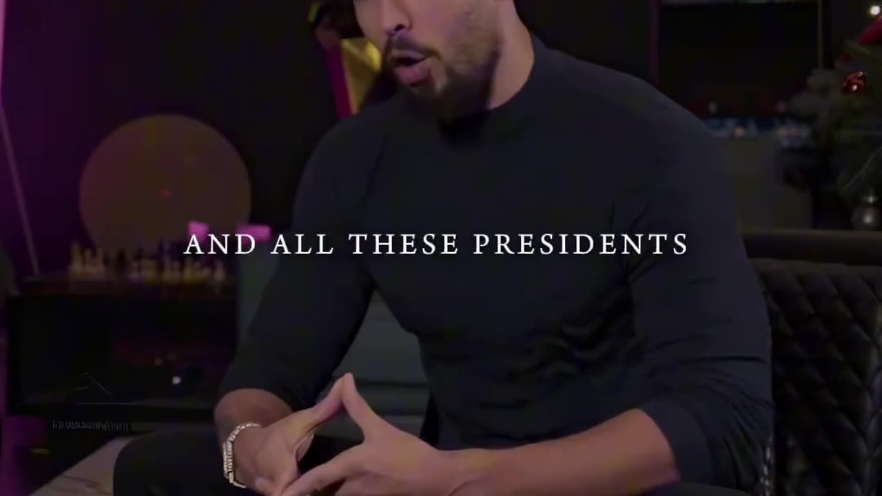 Andrew Tate was right about who controls the US president